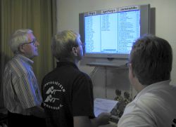 Die Auswertungsliste wird aktualisiert