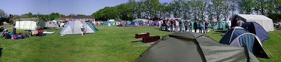 360�-Panorama vom Pfingstzeltlager 2008