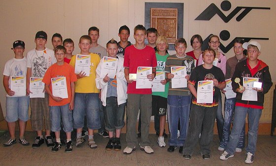 die Ferienpassteilnehmer 2007