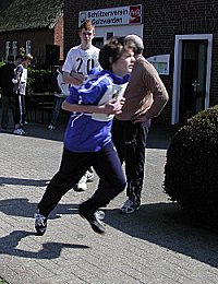 Timo Hecken startet zu seinem Lauf